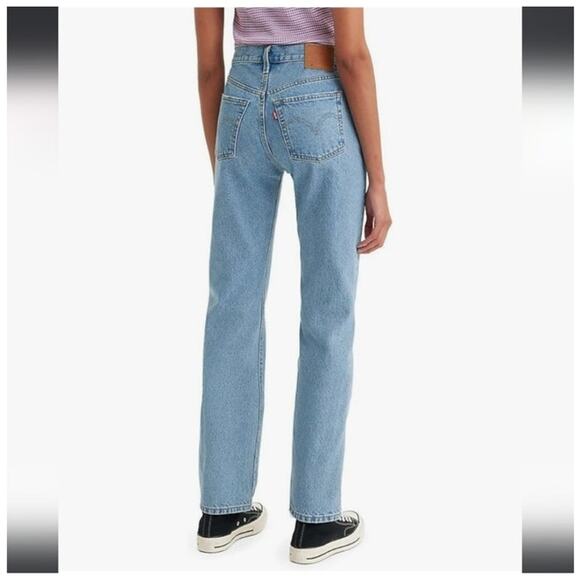 ⚡️SALE! Levi's 501 Button Fly Distressed Straight Leg Jeans - Picture 3 of 9